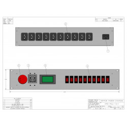 30A 2U PDU w/ C-13