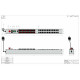 0U MIL SPEC PDU, 30A, L5-30P Input, 24 x 5-15R, TAA Compliant